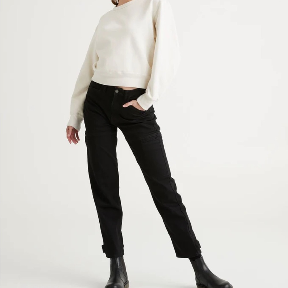 DUER all weather barrel jeans